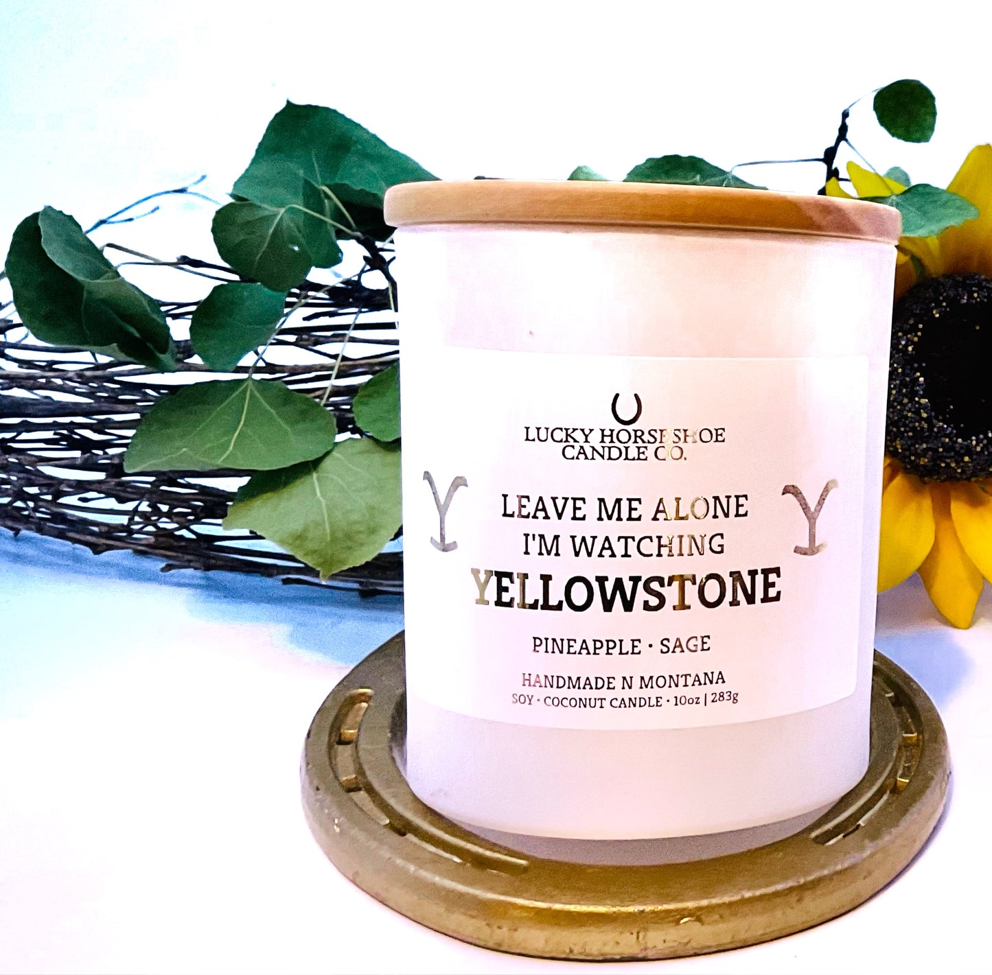 Leave Me Alone I’m Watching Yellowstone Candle